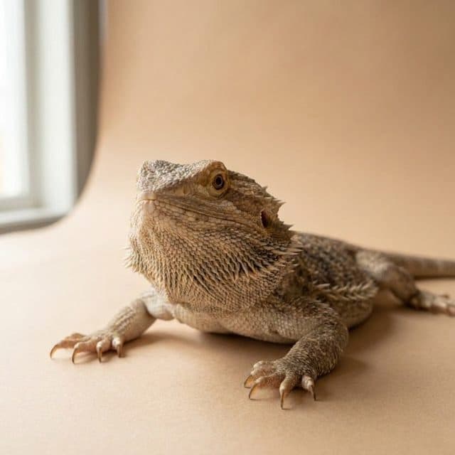 A bearded dragon