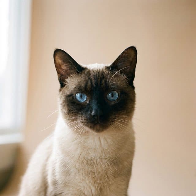 A Siamese cat